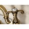Kingston Brass Bridge Bathroom Faucet with Brass PopUp, Antique Brass KS7973TX - alternate 3